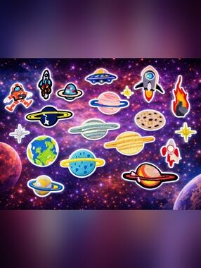 ✨ Pick Your Space Patch Set 🚀🌌 Iron-On Embroidered Patches | Bundle & Save
